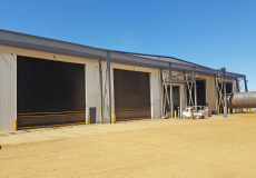 Tampa Florida High Performance Rubber Doors outside