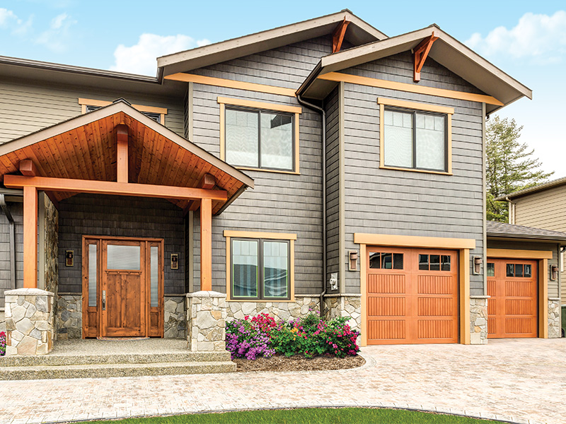 insulated-contemporary-wood-grain-fiberglass-garage-door