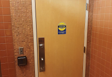 Wisconsin Auto Restroom Door