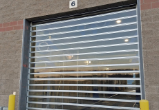 Wisconsin High Speed Full View Aluminum Door