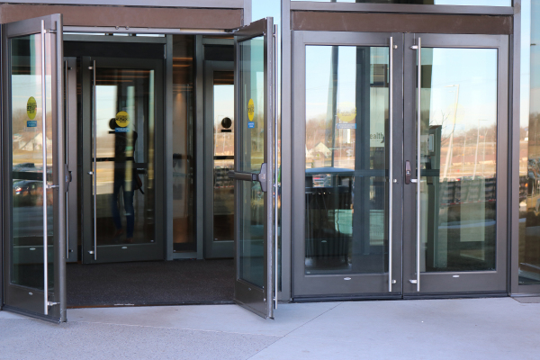 Wisconsin Aluminum and Glass Entry Doors ADA Operators