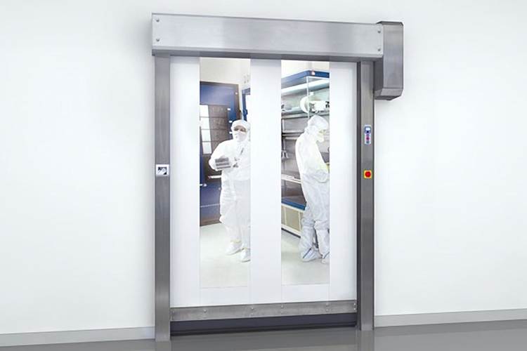 cleanroom-door-separates-sterilized-environment-in-manufacturing-process