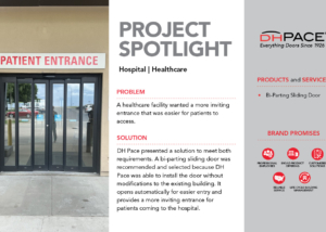 Project Spotlight on Healthcare_Bi-Parting Door at Hospital