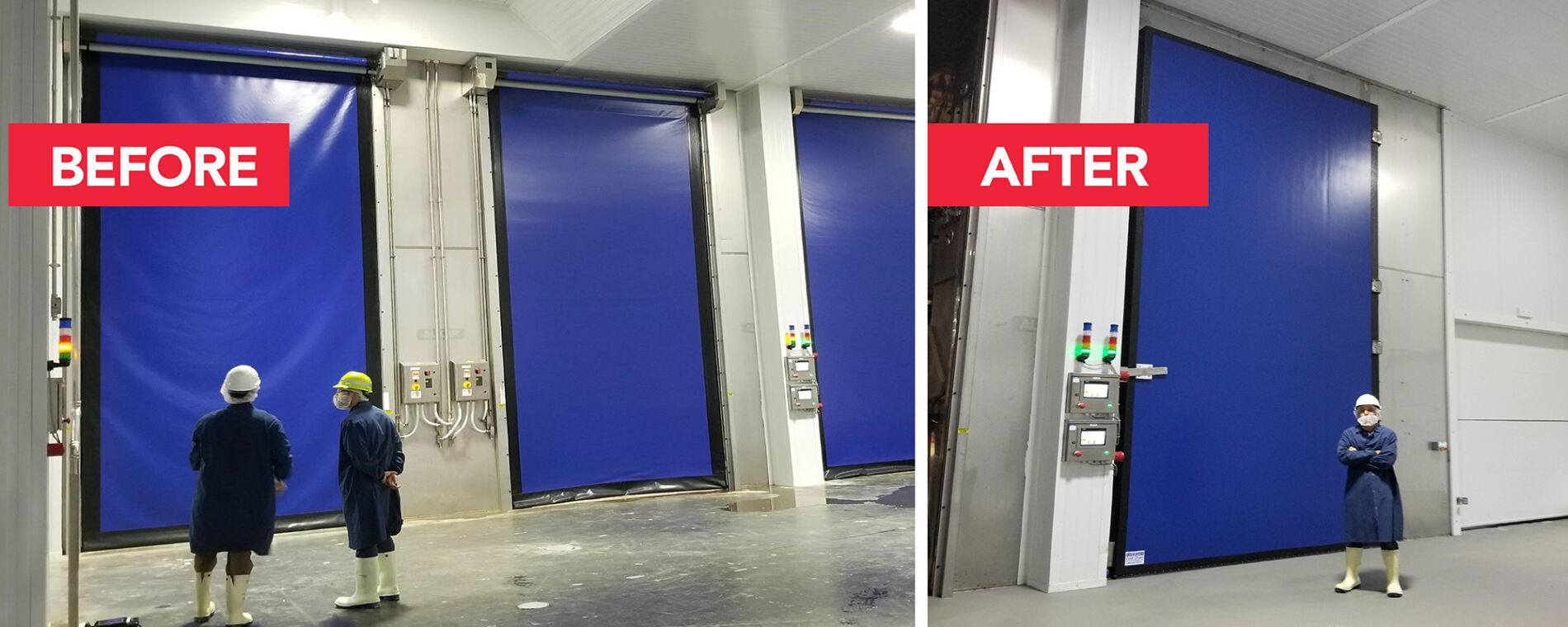 Custom Doors Lower Loss Risk for Food Manufacturer